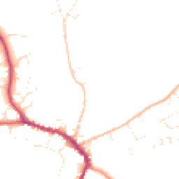 Daytime road noise heatmap for DT8 3FD