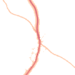 Daytime road noise heatmap for DT8 3HN