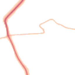 Daytime road noise heatmap for DT8 3JY