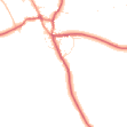 Daytime road noise heatmap for DT8 3LA
