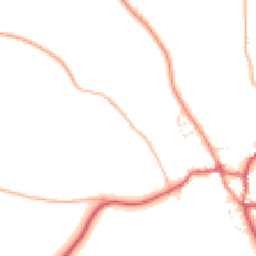 Daytime road noise heatmap for DT8 3LN