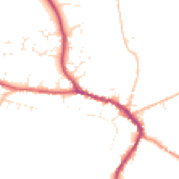 Daytime road noise heatmap for DT8 3LR