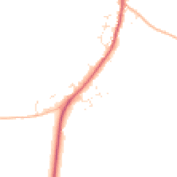 Daytime road noise heatmap for DT8 3ND