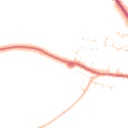 Daytime road noise heatmap for DT8 3PP