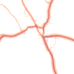 Daytime road noise heatmap for DT8 3QB