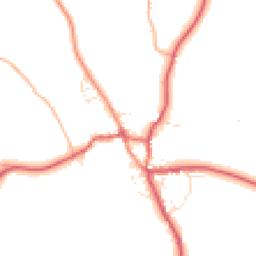 Daytime road noise heatmap for DT8 3QE