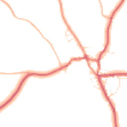 Daytime road noise heatmap for DT8 3QJ