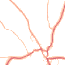 Daytime road noise heatmap for DT8 3QN