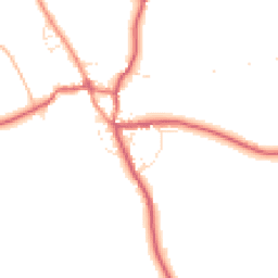 Daytime road noise heatmap for DT8 3RA