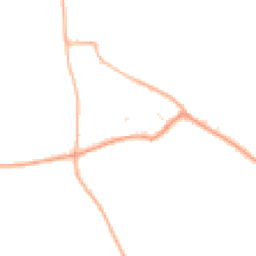 Daytime road noise heatmap for DT8 3RP
