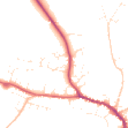 Daytime road noise heatmap for DT8 3SS