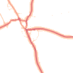 Daytime road noise heatmap for DT8 3ST