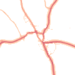 Daytime road noise heatmap for DT8 3SY