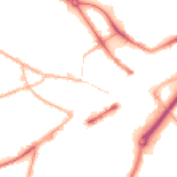 Night-time road noise heatmap for DY1 1DD