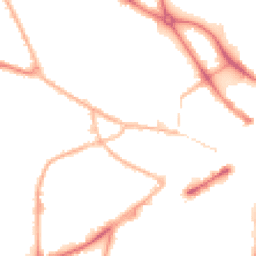Night-time road noise heatmap for DY1 1DT