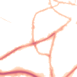 Night-time road noise heatmap for DY1 1TU
