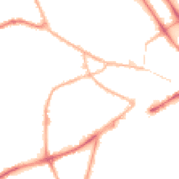Night-time road noise heatmap for DY1 1UR