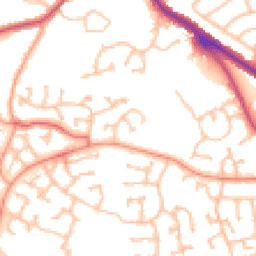 Daytime road noise heatmap for DY1 2GA