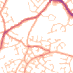 Daytime road noise heatmap for DY1 2GH