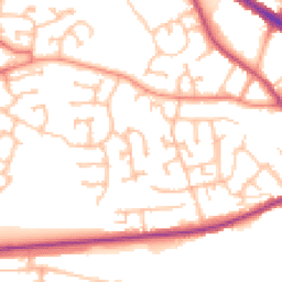 Daytime road noise heatmap for DY1 2ST