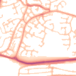 Daytime road noise heatmap for DY1 2TR