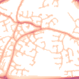 Daytime road noise heatmap for DY1 2UZ