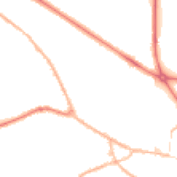 Night-time road noise heatmap for DY1 3HP