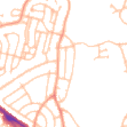 Daytime road noise heatmap for DY1 3LF