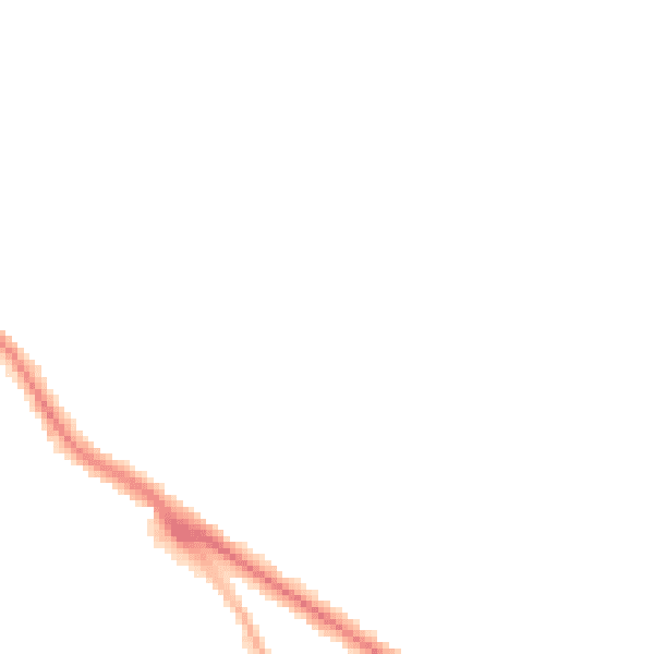 Night-time road noise heatmap for DY1 3NQ