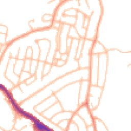 Daytime road noise heatmap for DY1 3QQ