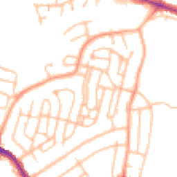 Daytime road noise heatmap for DY1 3RE