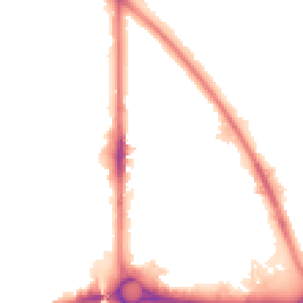 Night-time road noise heatmap for DY1 4AJ