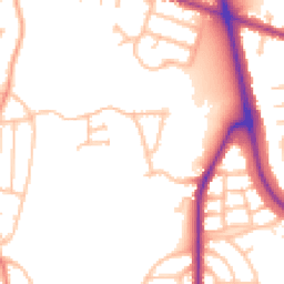 Daytime road noise heatmap for DY1 4DX