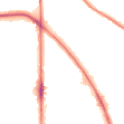 Night-time road noise heatmap for DY1 4ST