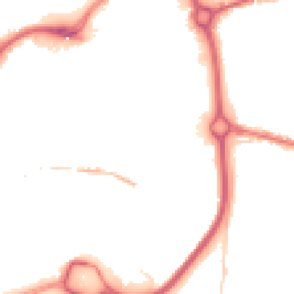 Night-time road noise heatmap for DY10 1AE