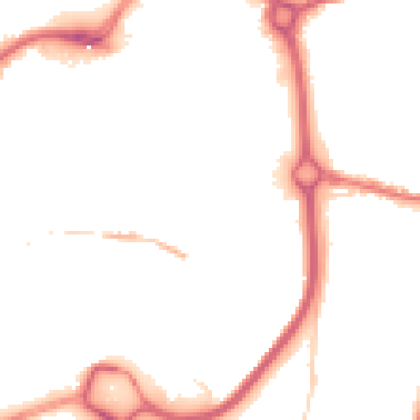 Night-time road noise heatmap for DY10 1AF