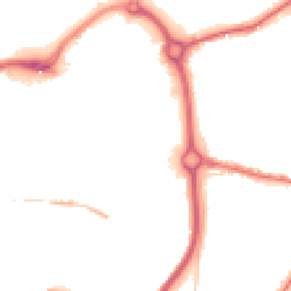 Night-time road noise heatmap for DY10 1AU