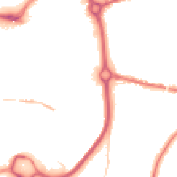 Night-time road noise heatmap for DY10 1AZ