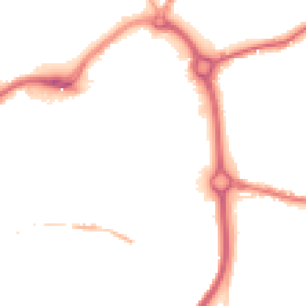 Night-time road noise heatmap for DY10 1BQ