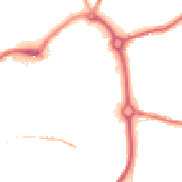 Night-time road noise heatmap for DY10 1EL