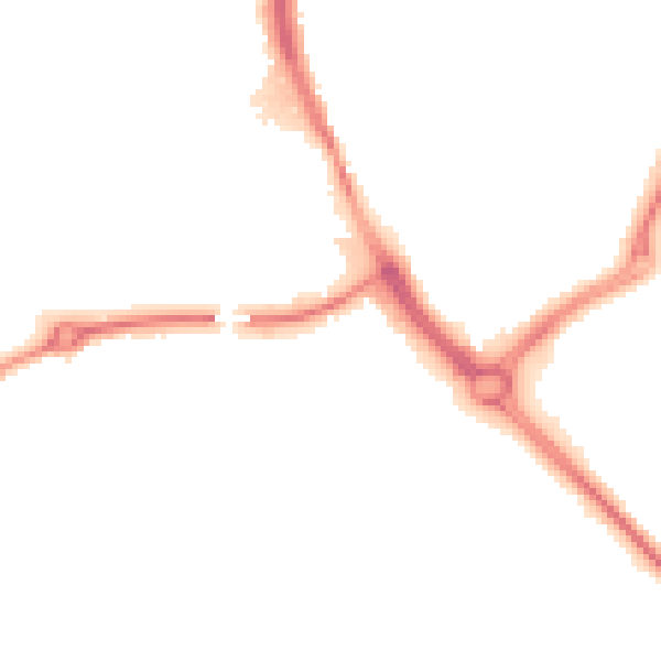 Night-time road noise heatmap for DY10 1HB