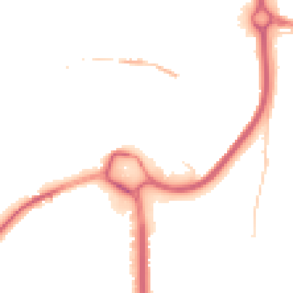 Night-time road noise heatmap for DY10 1HR