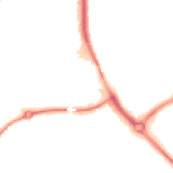 Night-time road noise heatmap for DY10 1HY