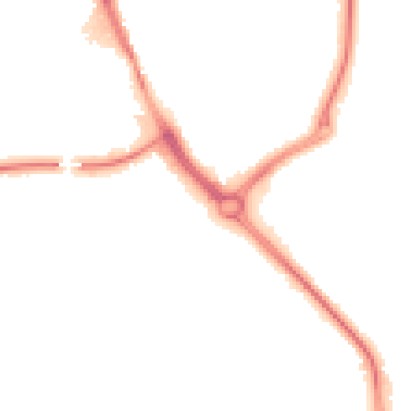 Night-time road noise heatmap for DY10 1JS