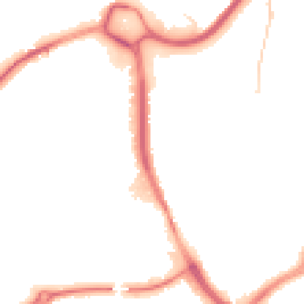 Night-time road noise heatmap for DY10 1LB