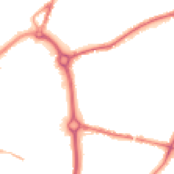 Night-time road noise heatmap for DY10 1QA