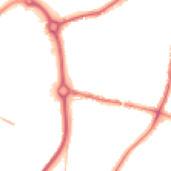 Night-time road noise heatmap for DY10 1QY