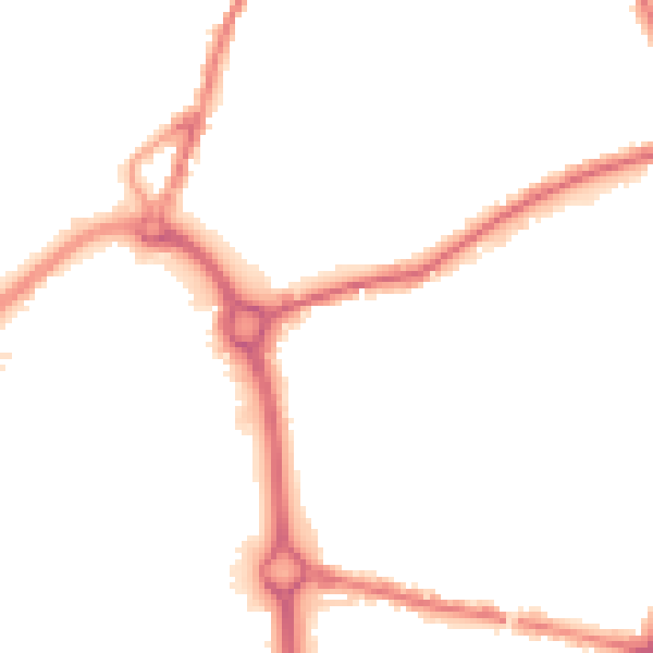 Night-time road noise heatmap for DY10 1RN