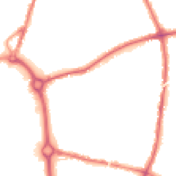 Night-time road noise heatmap for DY10 1RP
