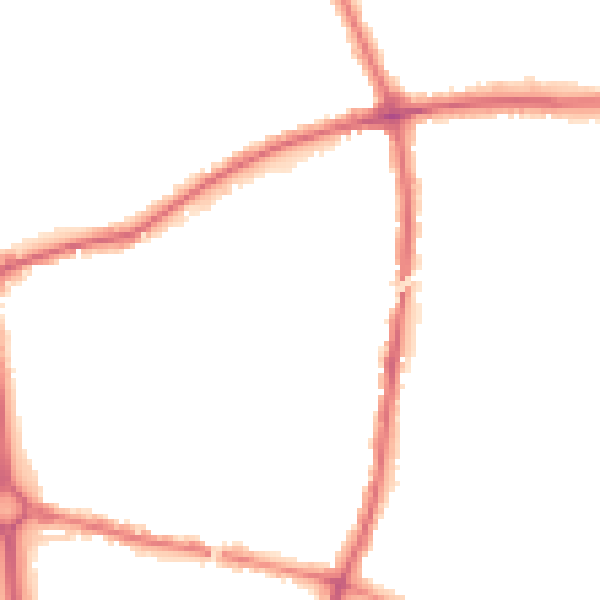 Night-time road noise heatmap for DY10 1SS